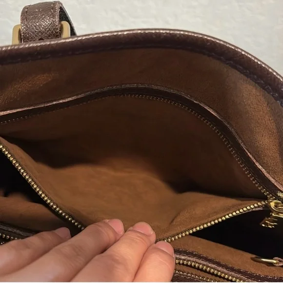 Louis Vuitton Brown Ebene Bucket Tote Bag - Picture 11 of 14